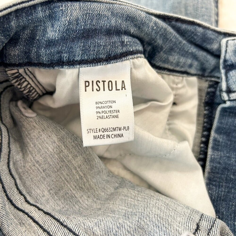 PISTOLA Light Wash High Rise Skinny Jeans Size 29 EUC - Picture 5 of 7